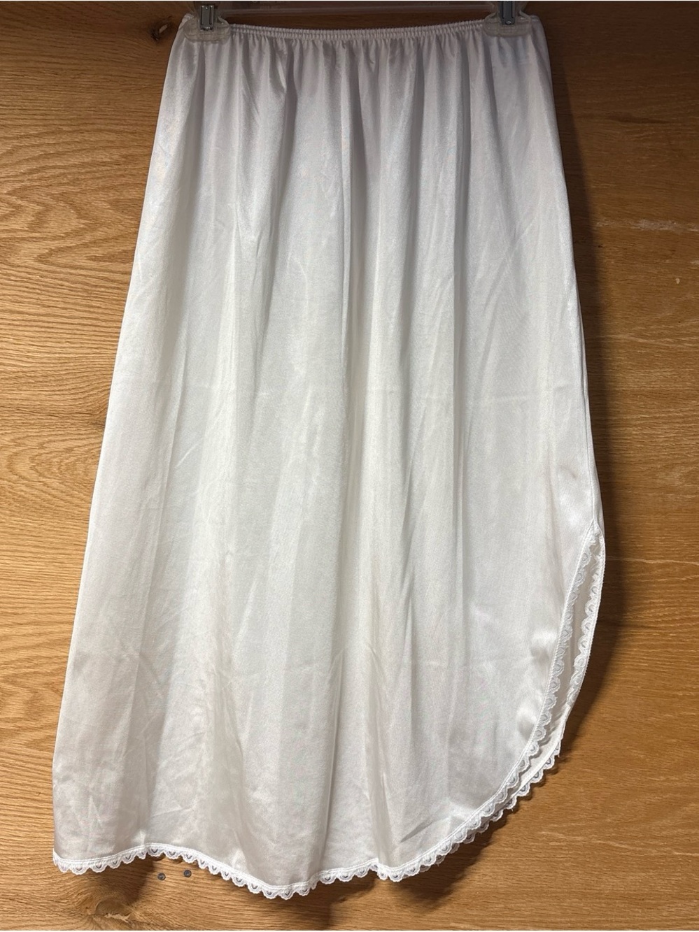 Warner's Vintage Ivory Slip with Lace Waistband